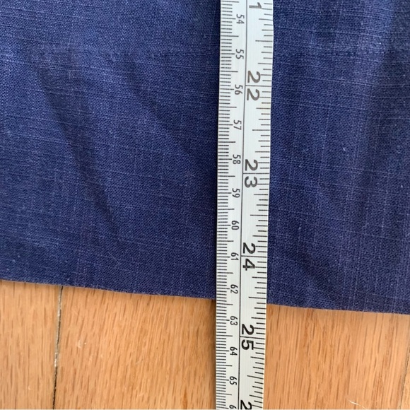 Soft Surroundings Watercolor Floral Print Linen Blend Button Sleeve Blouse Small - Picture 8 of 9